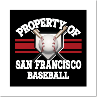 Proud Name San Francisco Graphic Property Vintage Baseball Posters and Art